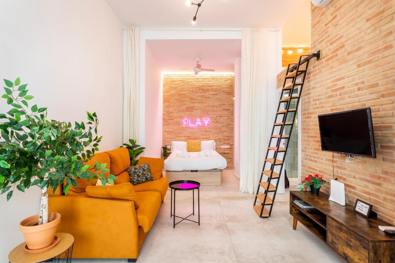 Ferienwohnung Charming Loft In Ruzafa, Soho B2 Valencia Exterior foto