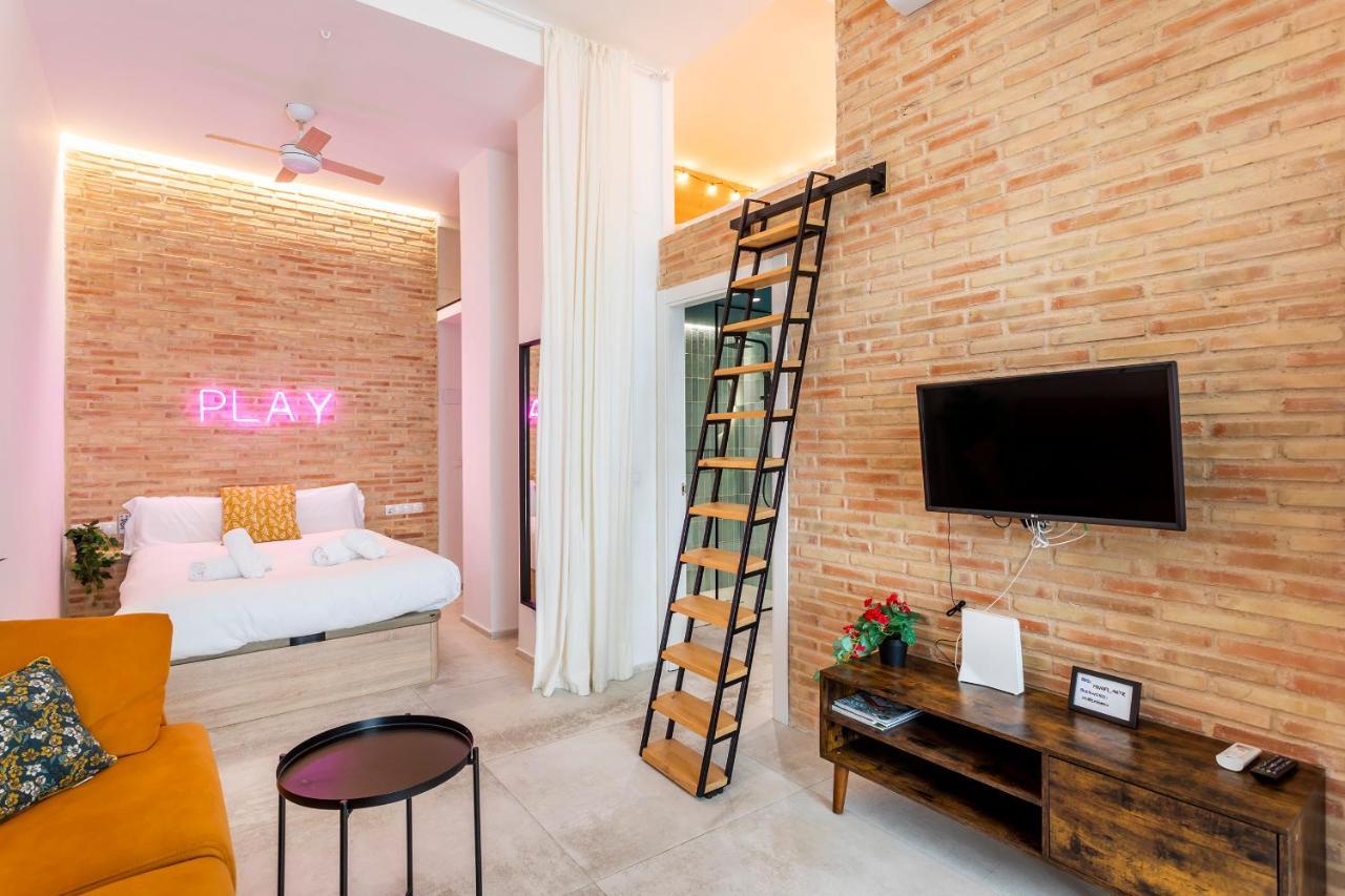Ferienwohnung Charming Loft In Ruzafa, Soho B2 Valencia Exterior foto