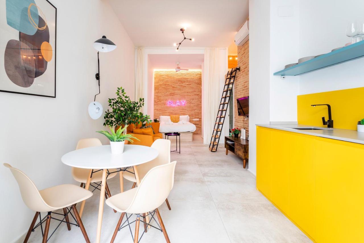Ferienwohnung Charming Loft In Ruzafa, Soho B2 Valencia Exterior foto